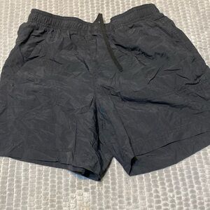 Women’s black elastic waist drawstring shorts size small